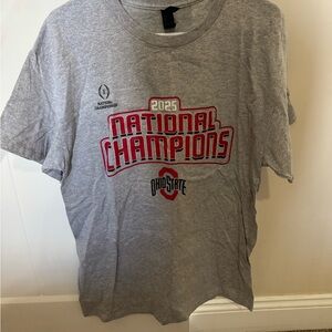 Ohio State National Champions Gray T-Shirt